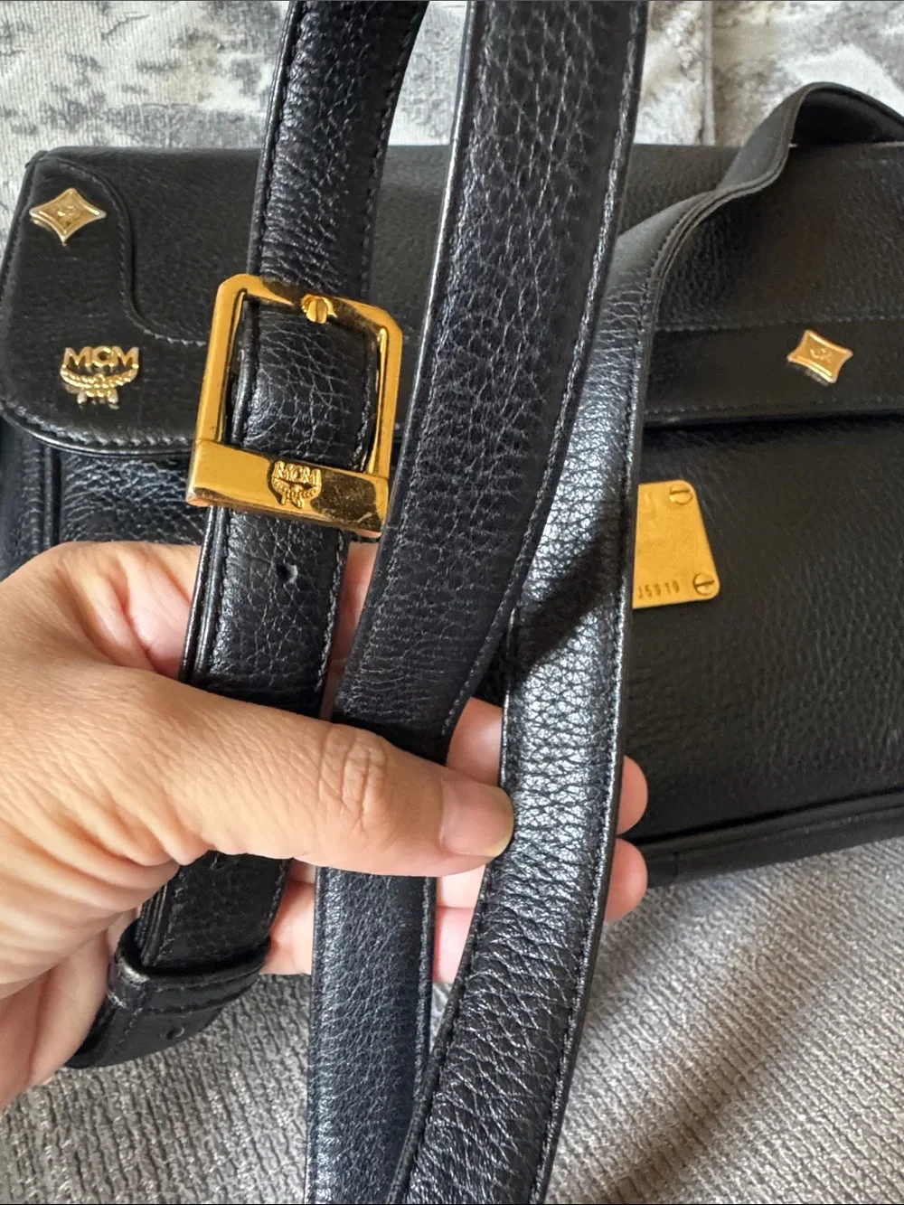 MCM authentic pebbled